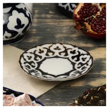 Тарелка круглая «Пахта в золоте», 16 см