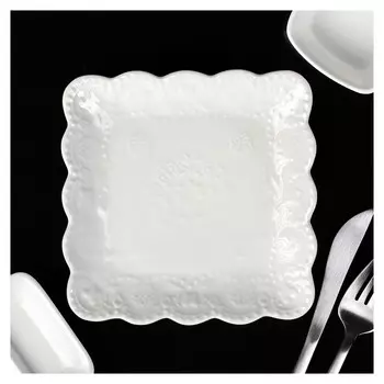 Тарелка квадратная 15 см "Сьюзен"