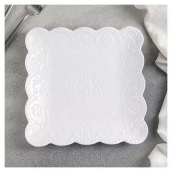 Тарелка квадратная 20 см "Сьюзен"