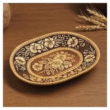 Тарелка "Маки", овальная