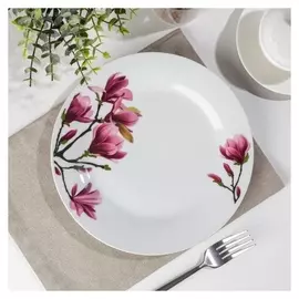 Тарелка обеденная доляна «Сакура», D=23 см