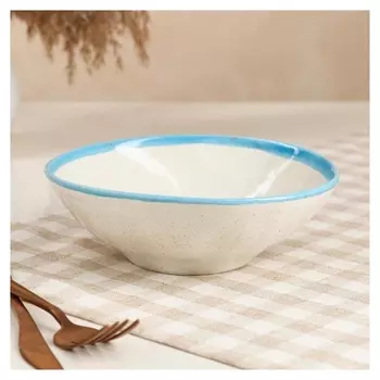 Тарелка "Обеденная", капучино Blue, 0.7 л