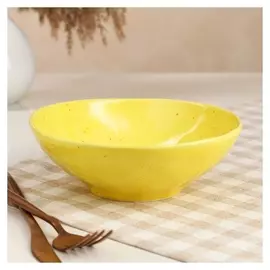 Тарелка "Обеденная", Yellow, 0.7 л