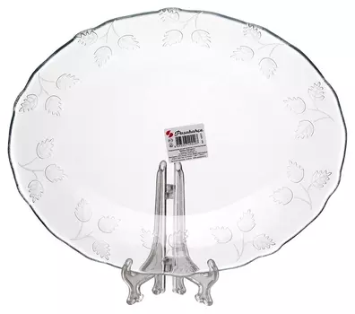 Тарелка Pasabahce 10299slbd пастораль 194 мм, стекло, прозрачная