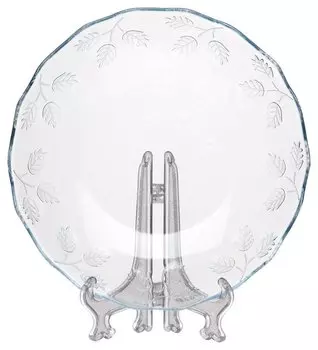 Тарелка Pasabahce 10597slb пастораль 215 мм, стекло, прозрачная