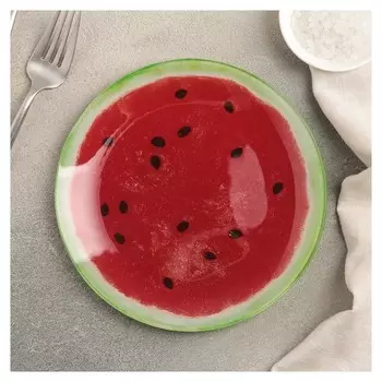 Тарелка пирожковая «Сладкий арбуз», 18х1,6 см