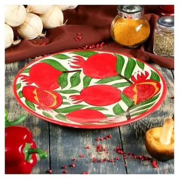 Тарелка плоская Гранаты 27 см