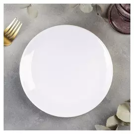 Тарелка «Селина», 18,2×1,8 см, цвет белый