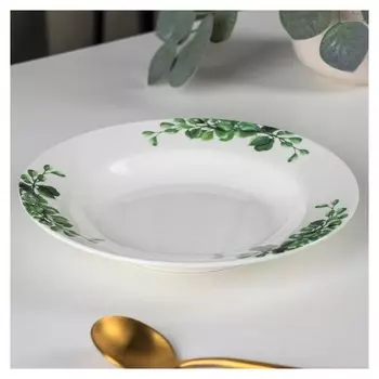 Тарелка суповая доляна «Эвкалипт», 200 мл