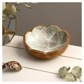 Тарелка "Вира" 14,5х14,5х5 см дерево