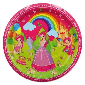 Тарелки бумажные Сказочный замок