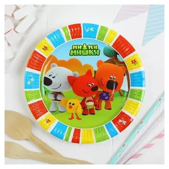 Тарелки «Ми-ми-мишки», 6 шт., 18 см