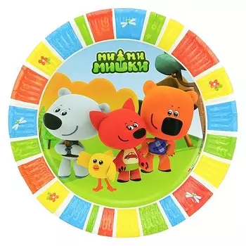 Тарелки «Ми-ми-мишки», 6 шт., 23 см