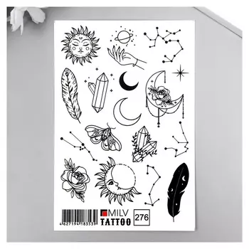 Татуировка на тело "Разное" 10х15 см