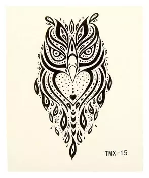 Татуировка на тело Сова