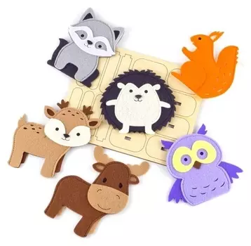 Театр пальчиковый Лесные обитатели