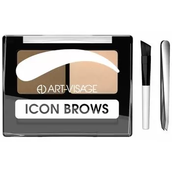 Тени для бровей двойные Icon brows