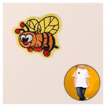 Термоаппликация «Пчёлка», 4 × 3,5 см