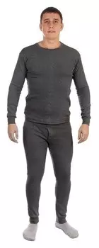 Термобелье мужское «Сибирь», размер 56-58, цвет серый