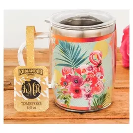 Термокружка "Фламинго", 450 мл