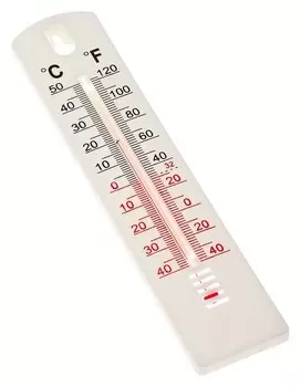 Термометр уличный, белый