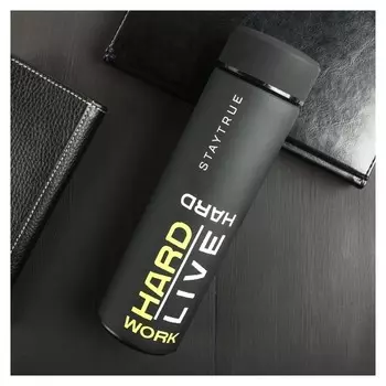 Термос «Hard Work», 500 мл, время сохранения тепла 15 ч, покрытие софт-тач