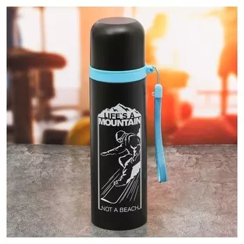 Термос спортивный «Life Is», 500 мл, время сохранения тепла 8 ч