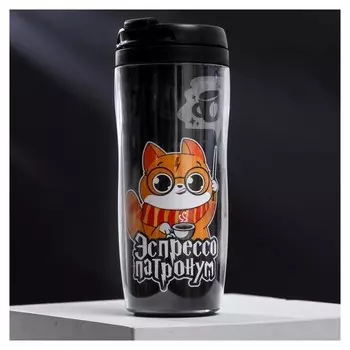Термостакан со вставкой "Эспрессо патронум", 350 мл