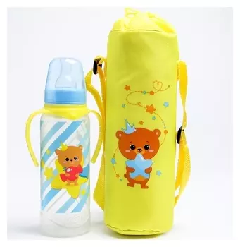 Термосумка Мишка принц для бутылочки 250 мл