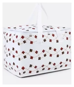 Термосумка на молнии, 14 л, цвет белый