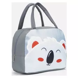 Термосумка на молнии, цвет серый