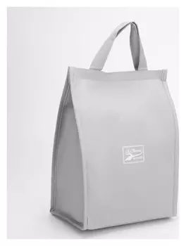 Термосумка, отдел на липучке, цвет серый