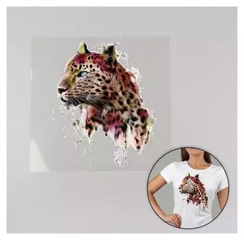 Термотрансфер «Леопард», 20 × 20 см