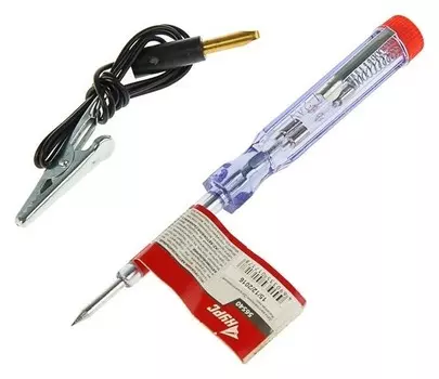 Тестер автомобильный "Курс", пластиковый корпус, 6-24 В