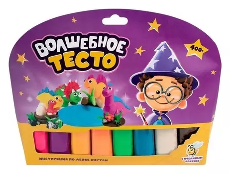 Тесто для лепки «Волшебное тесто. семья динозавров» 400 г
