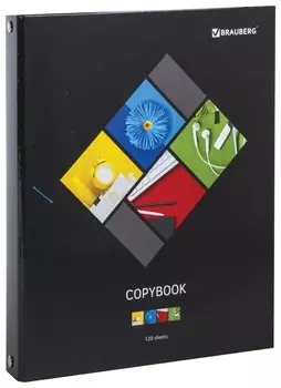 Тетрадь 120 л. клетка Стиль