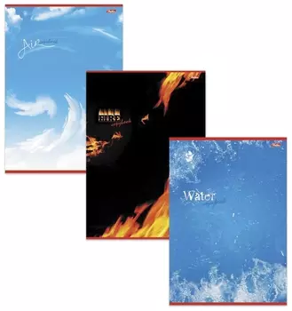 Тетрадь 48 л. клетка Стихии природы