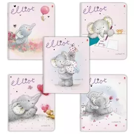 Тетрадь 48 л. клетка "Веселый слоненок"