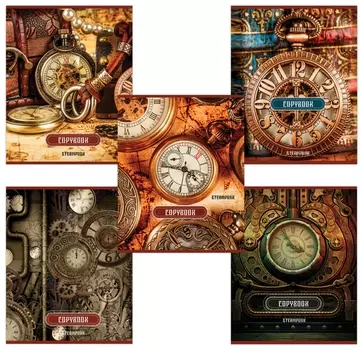 Тетрадь 48 л., клетка Время