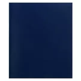 Тетрадь 48 листов в клетку, бумвинил, блок офсет, синий