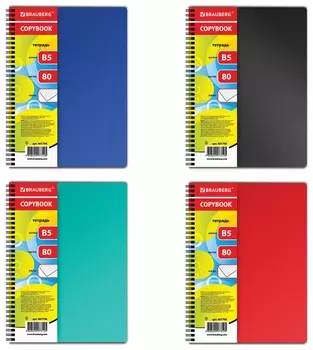 Тетрадь 80 л. клетка "Офис"