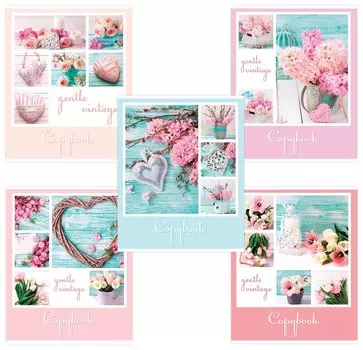 Тетрадь 96 л., клетка Пастель