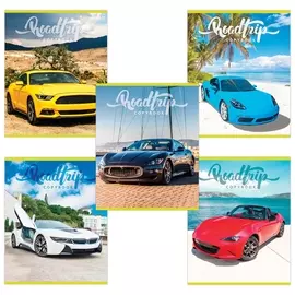 Тетрадь 96 л. клетка Супермашины