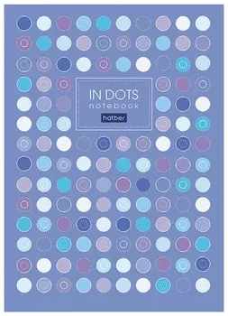 Тетрадь А5 48 л. Hatber Premium скоба, в точку, матовая ламинация, "Нежные тона", 48т5лa9_22080