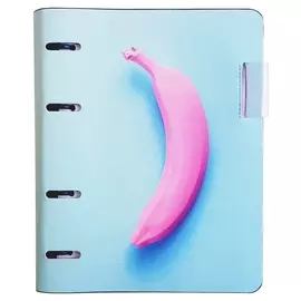 Тетрадь Infolio Study Fancy на кольцах А5, 120л., клетка, N1689 банан