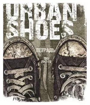 Тетрадь общая а5,160л,клетка,кольца(Смен.блок) кеды Urban 7-160-081/61