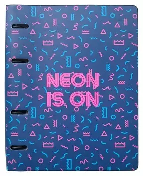 Тетрадь общая Infolio, А5 120л,кл,кольца,кож.зам. Tropics перевертыш N1820