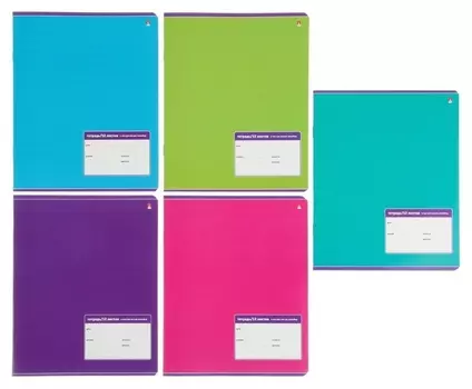 Тетрадь школьная а5,12л,частая косая линия классика 5 цветов 7-12-009/6