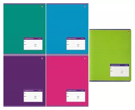 Тетрадь школьная а5,18л,линия классика 5 цветов 7-18-010/2