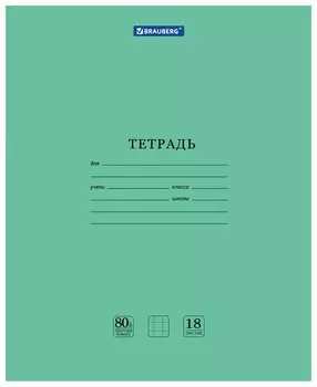 Тетрадь в клетку 18 листов А5 Extra